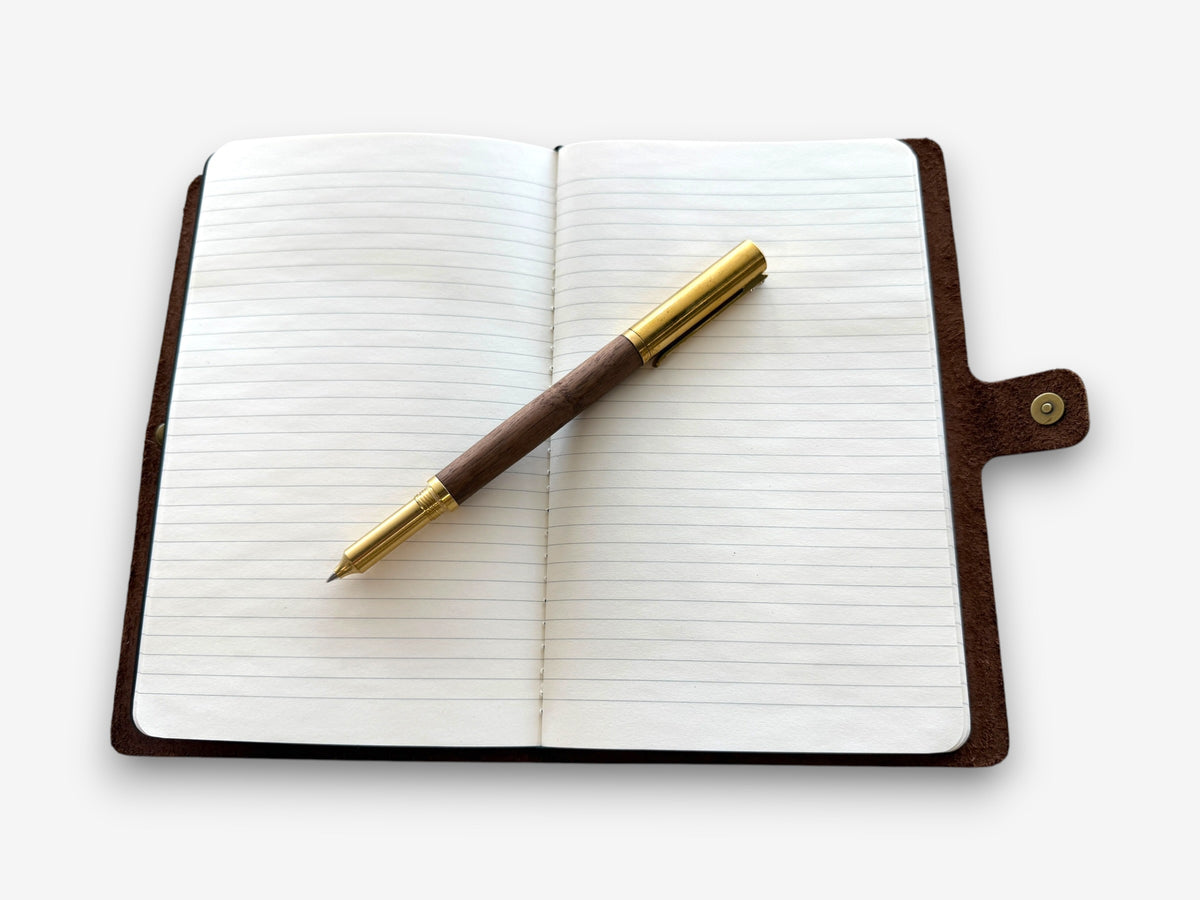 Walnut & Brass Pen