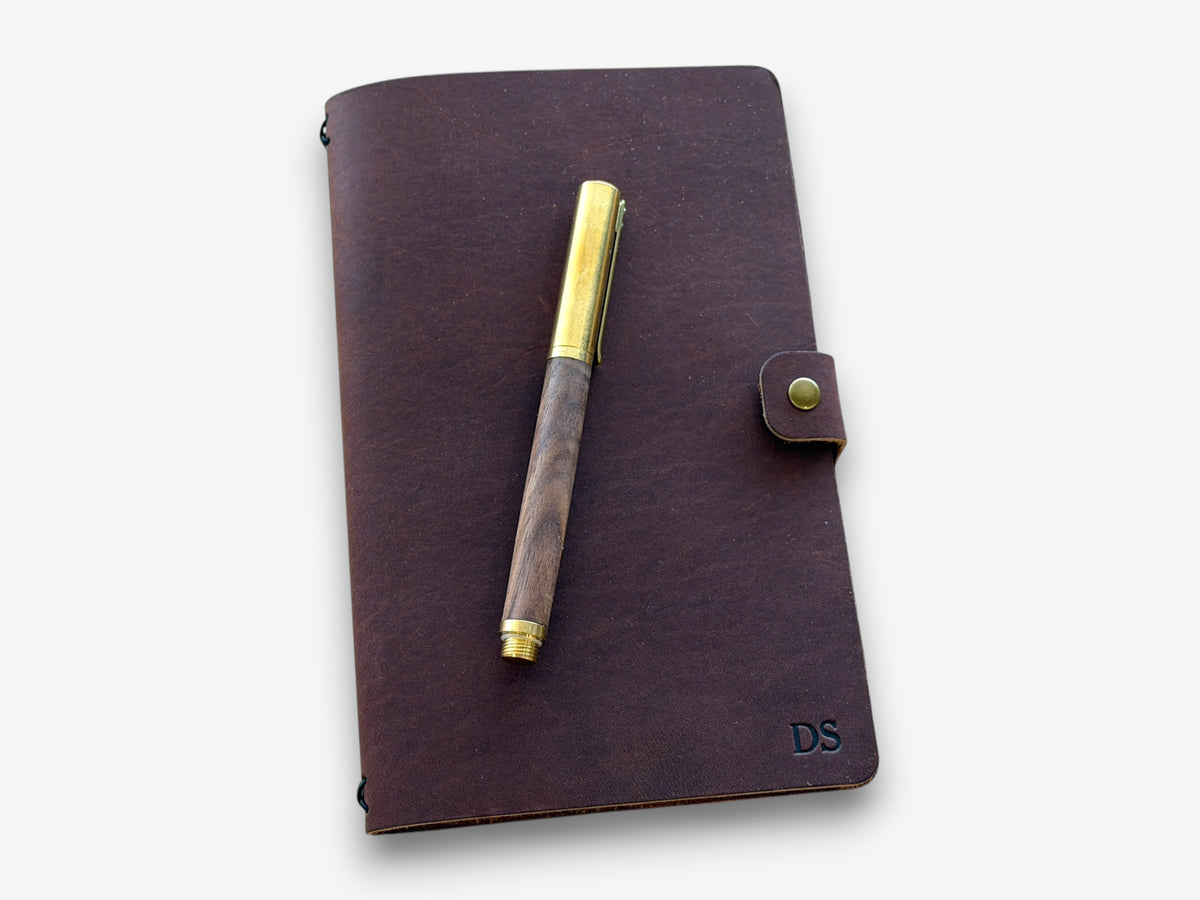 Walnut & Brass Pen